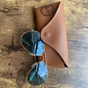 Ray ban aviator sunglasses!